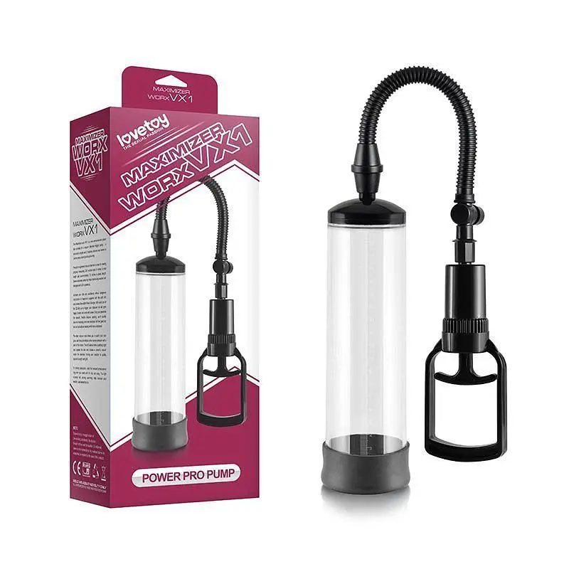 Вакуумна помпа Lovetoy Maximizer Worx VX1 Power Pump для збільшення члена 20х6.3 см прозора - фото 7