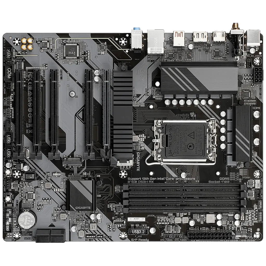 Mатеринська плата Gigabyte B760 DS3H AX LGA 1700 (B760 DS3H AX) - фото 3