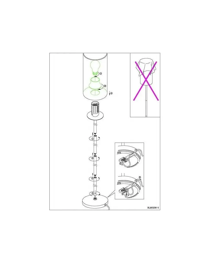 Торшер Eglo 85982 Troy 3 - фото 2