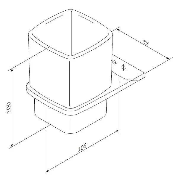 Стакан для ванної AM.PM Inspire 2.0 A50A34300 - фото 7
