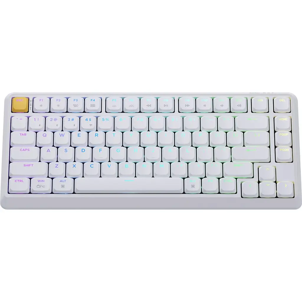 Клавіатура Keychron J1 82 Key K Pro Red Switch RGB White (J1-Q1-UA) [159745] - фото 3