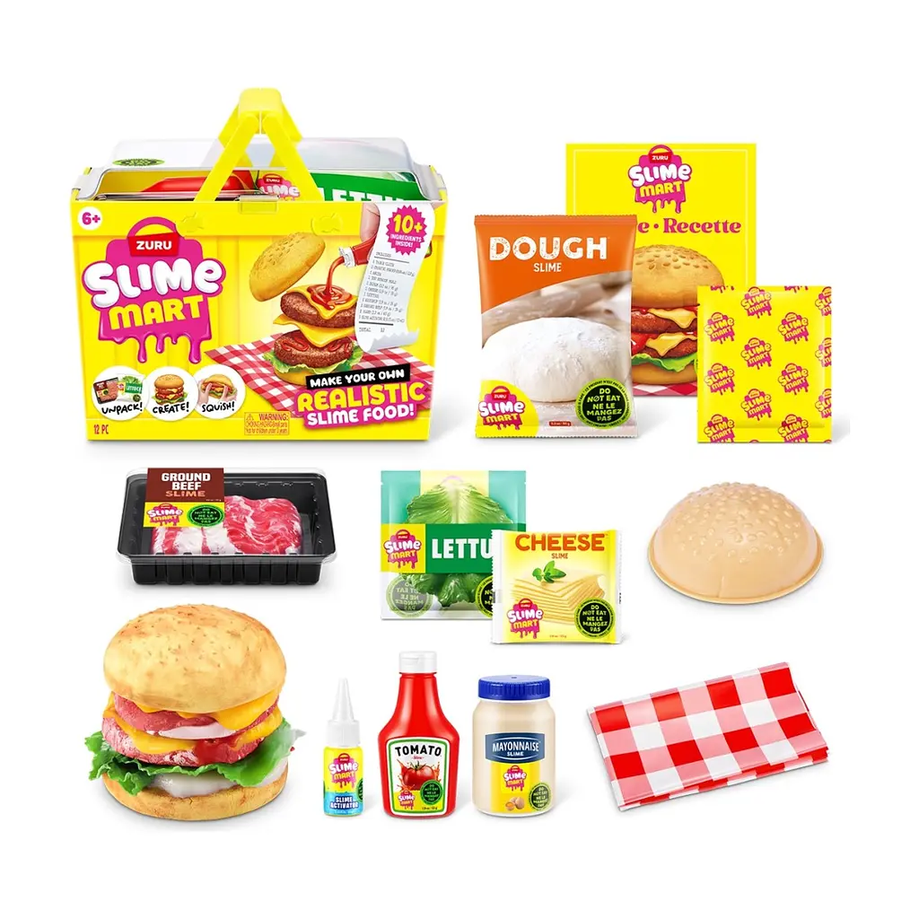 Игровой набор Slime Mart Shopping Basket Бургер (15905A) - фото 2