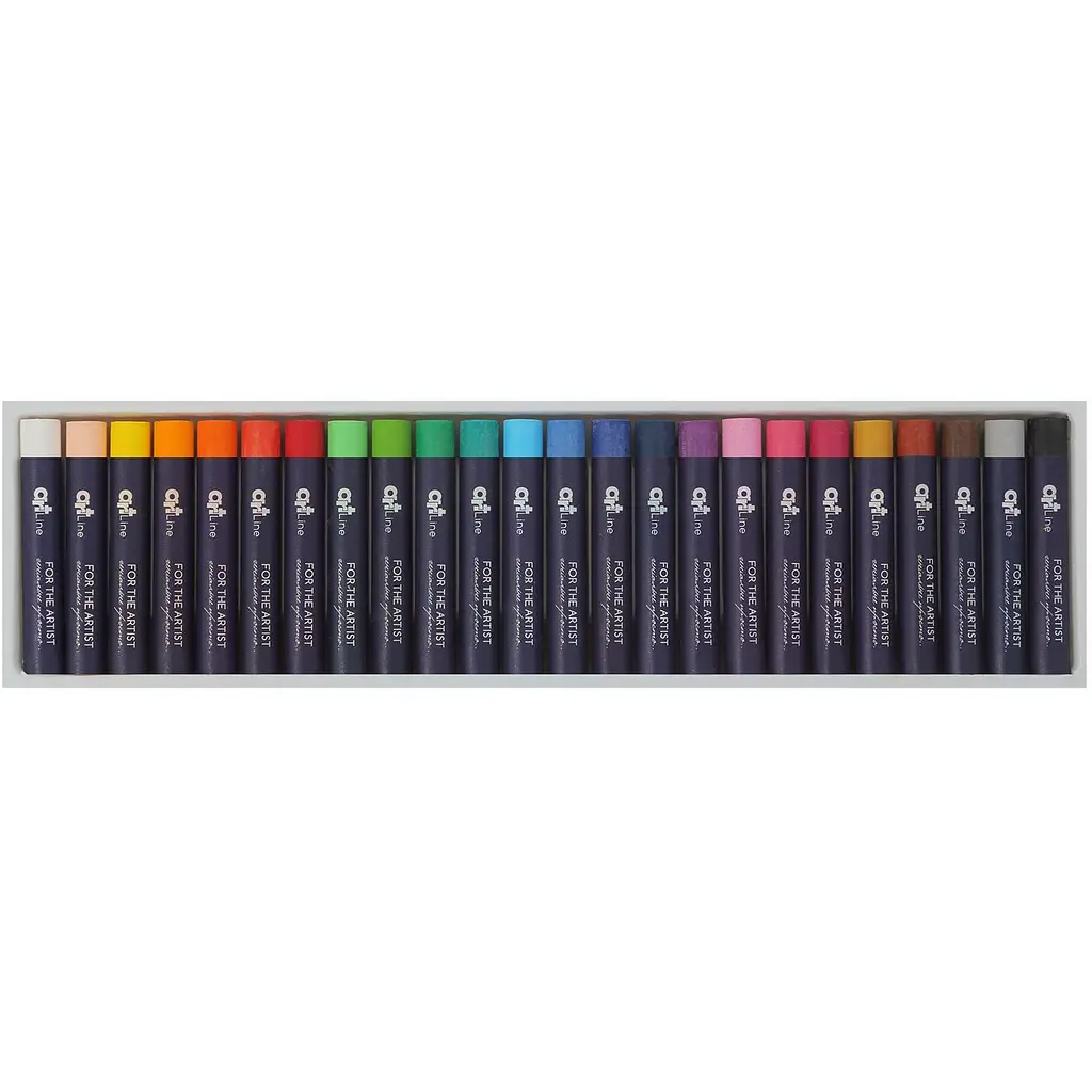 Пастель масляна художня ZiBi ART Line 24 кольора (ZB.2492) - фото 2