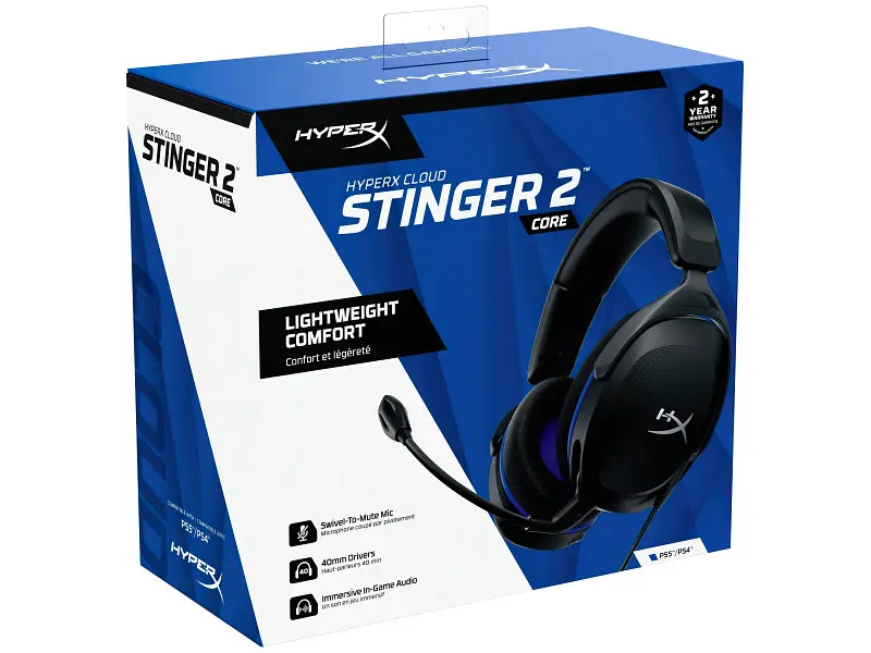 Навушники HyperX Cloud Stinger 2 Core PS5 Black (6H9B6AA) - фото 9