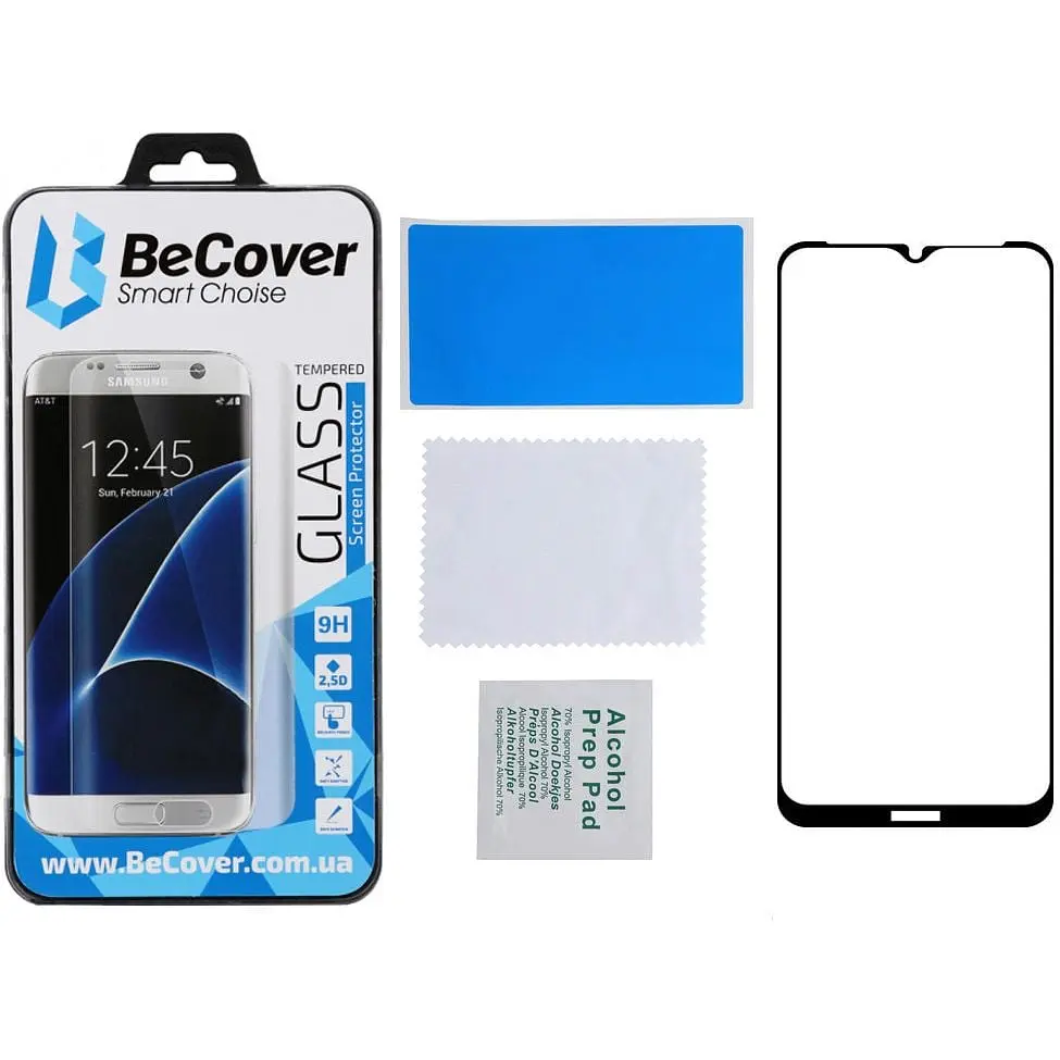 Захисне скло BeCover для Nokia G10 / G20 Black (706389) - фото 4