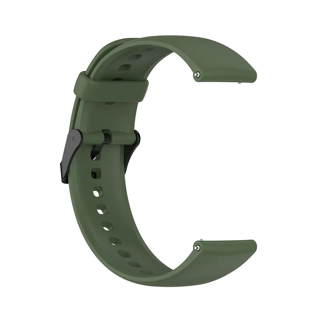 Силіконовий ремінець для смарт-годин BeWatch HW Huawei Watch 22 мм Хакі (102HW10) - фото 3