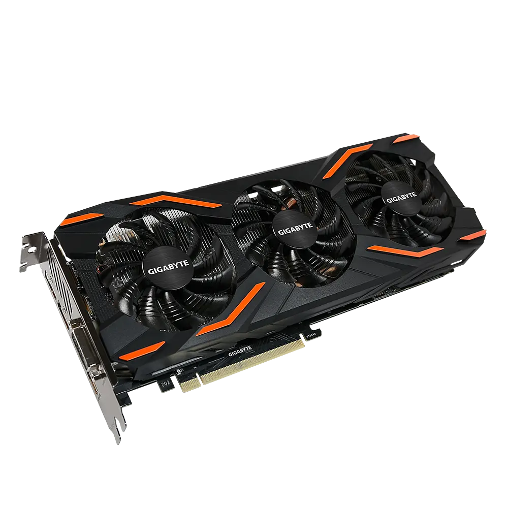Відеокарта GeForce GTX 1080 8GB Gigabyte WindForce OC (GV-N1080WF3OC-8GD) Б/В - фото 3
