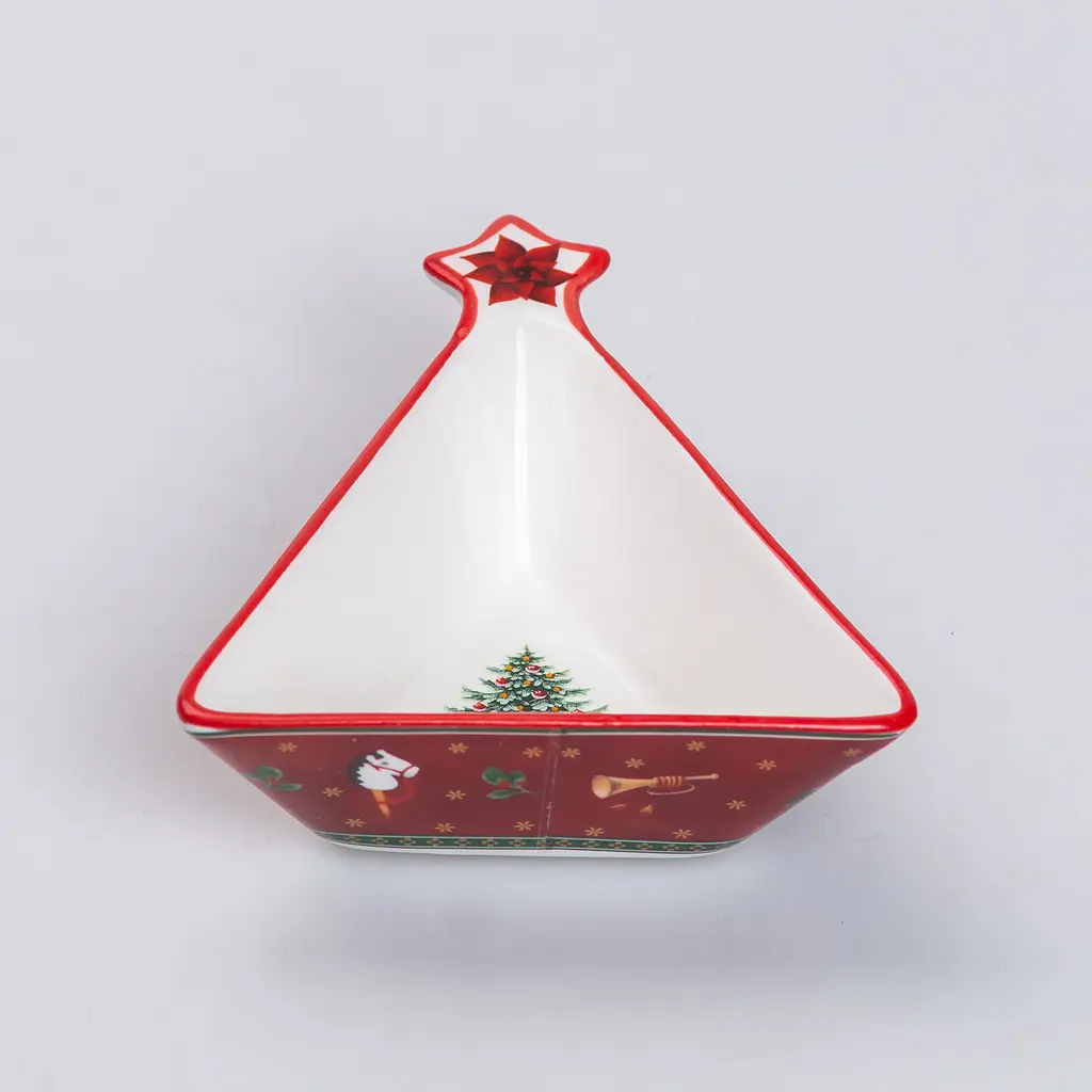Салатниця Christmas фігурна 14,5х12 см Yiwu HP-SD-3 - фото 6