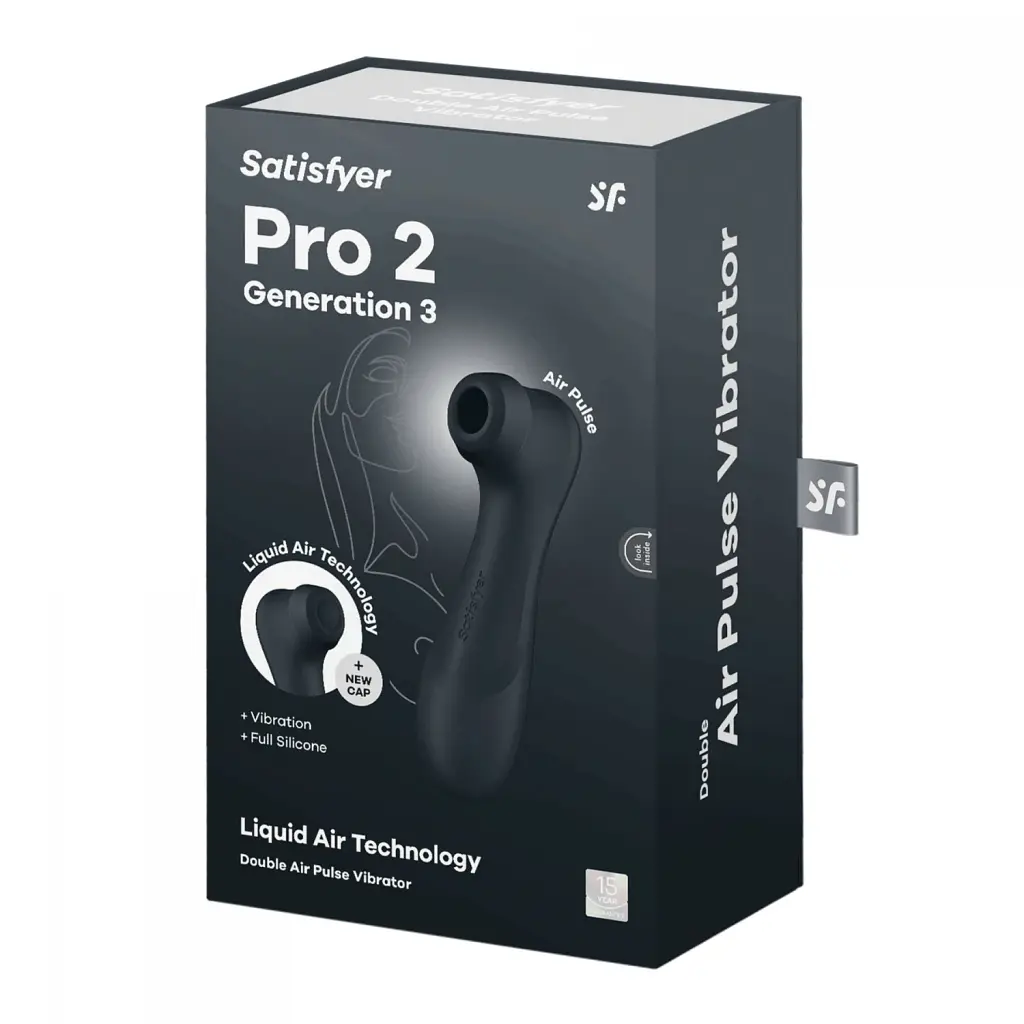 Стимулятор Satisfyer Pro 2 Generation 3 Вакуумний кліторальний чорний - фото 6