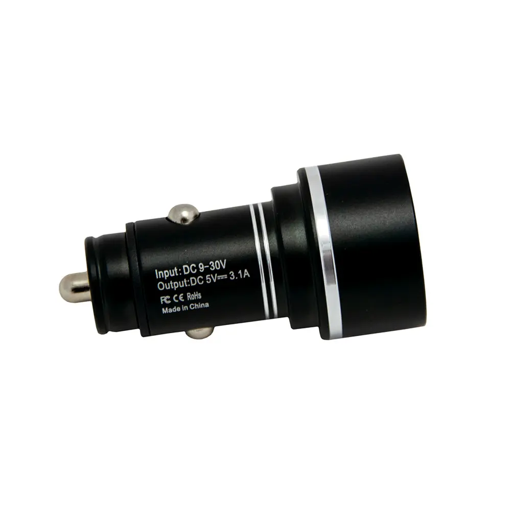 Автомобильное зарядное устройство HZ HC7 3.1A 12/24V usb зарядка в авто автозарядка - фото 4