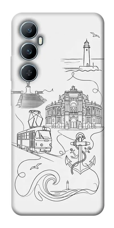TPU чохол Demsky Odesa spirit для Realme C65 4G