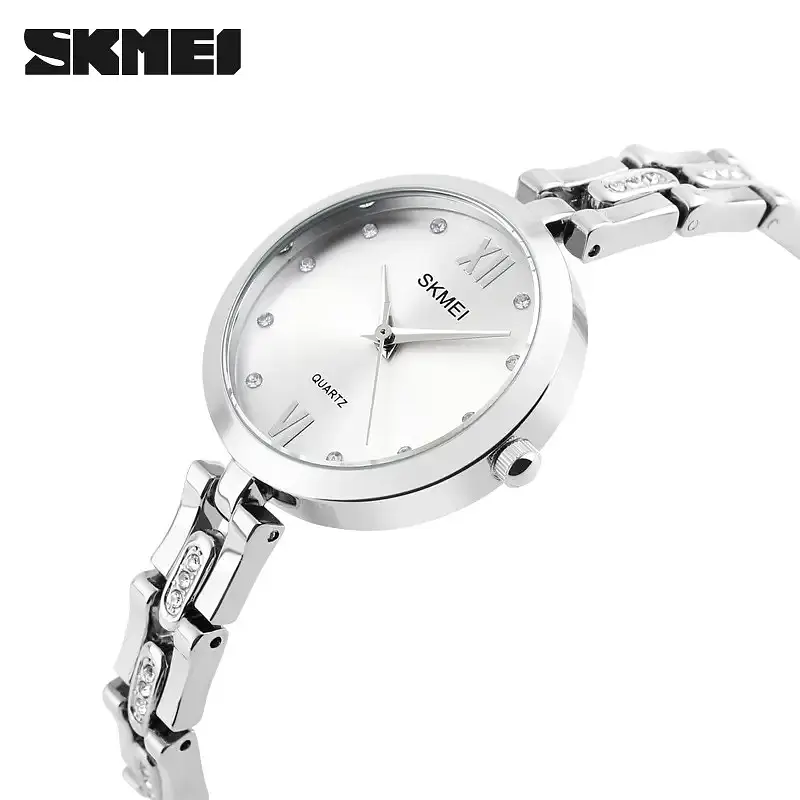 Годинник жіночий наручний Skmei 1225 (Сріблясті) - фото 2