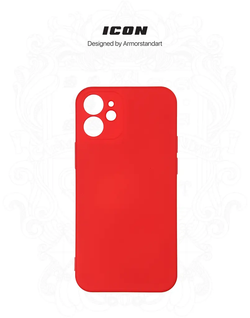 Чехол ArmorStandart ICON для Apple iPhone 12 Mini Camera cover Chili Red (ARM57487) - фото 3