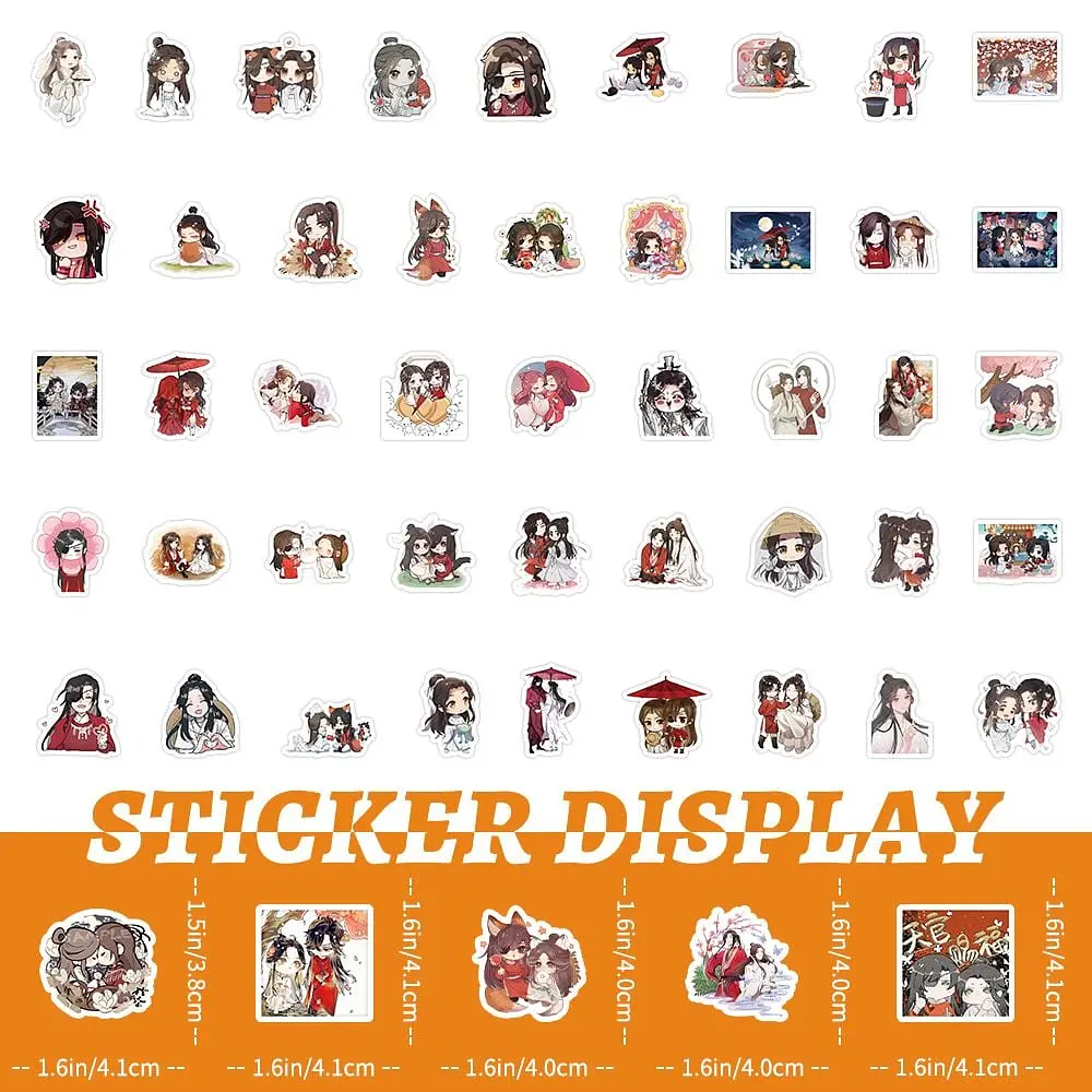 Стикерпак GeekLand Heaven Officials' Blessing 100 штук - фото 3