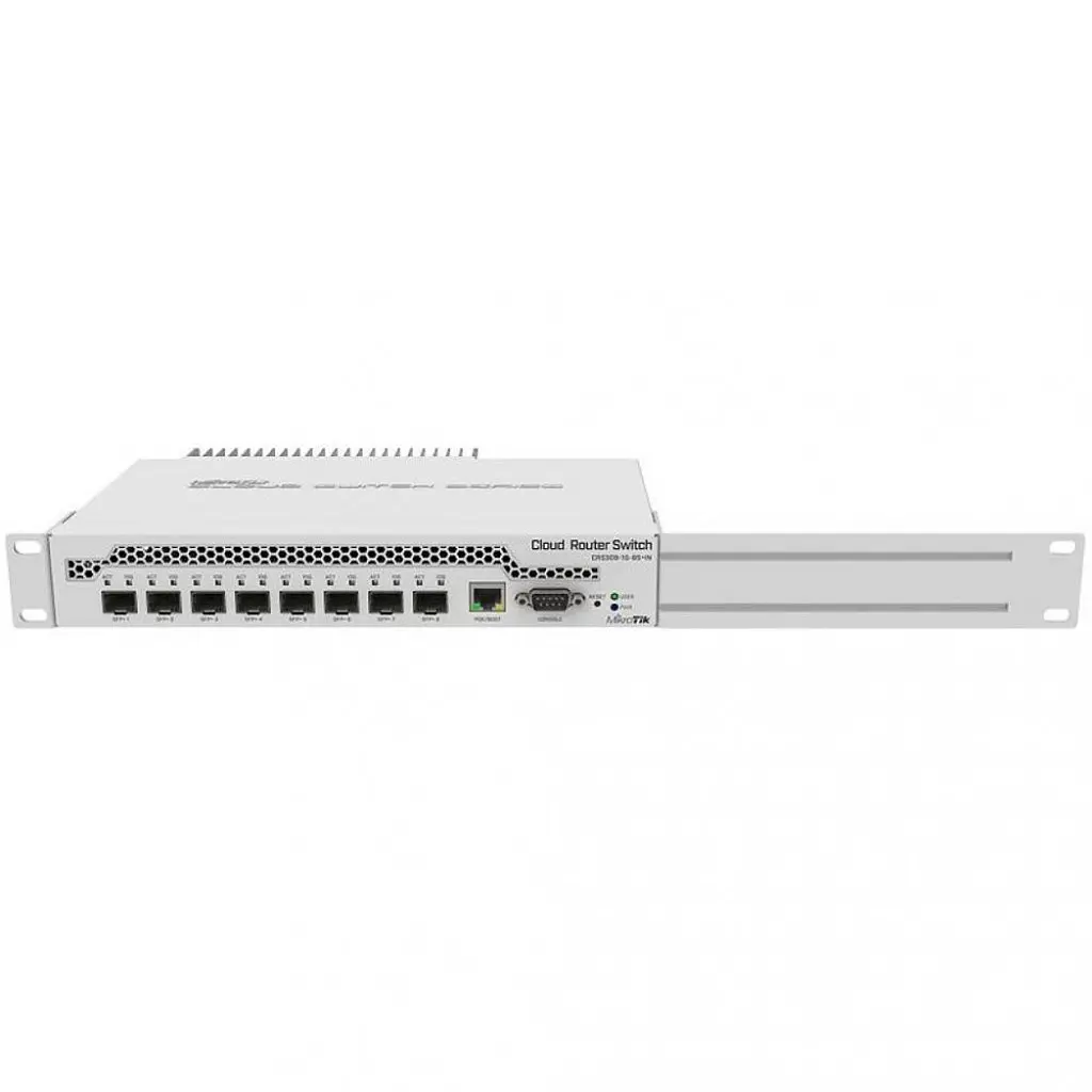 Комутатор Mikrotik CRS309-1G-8S+IN, 8xSFP+, 1хGE PoE In managment, RS232, L3) - фото 3