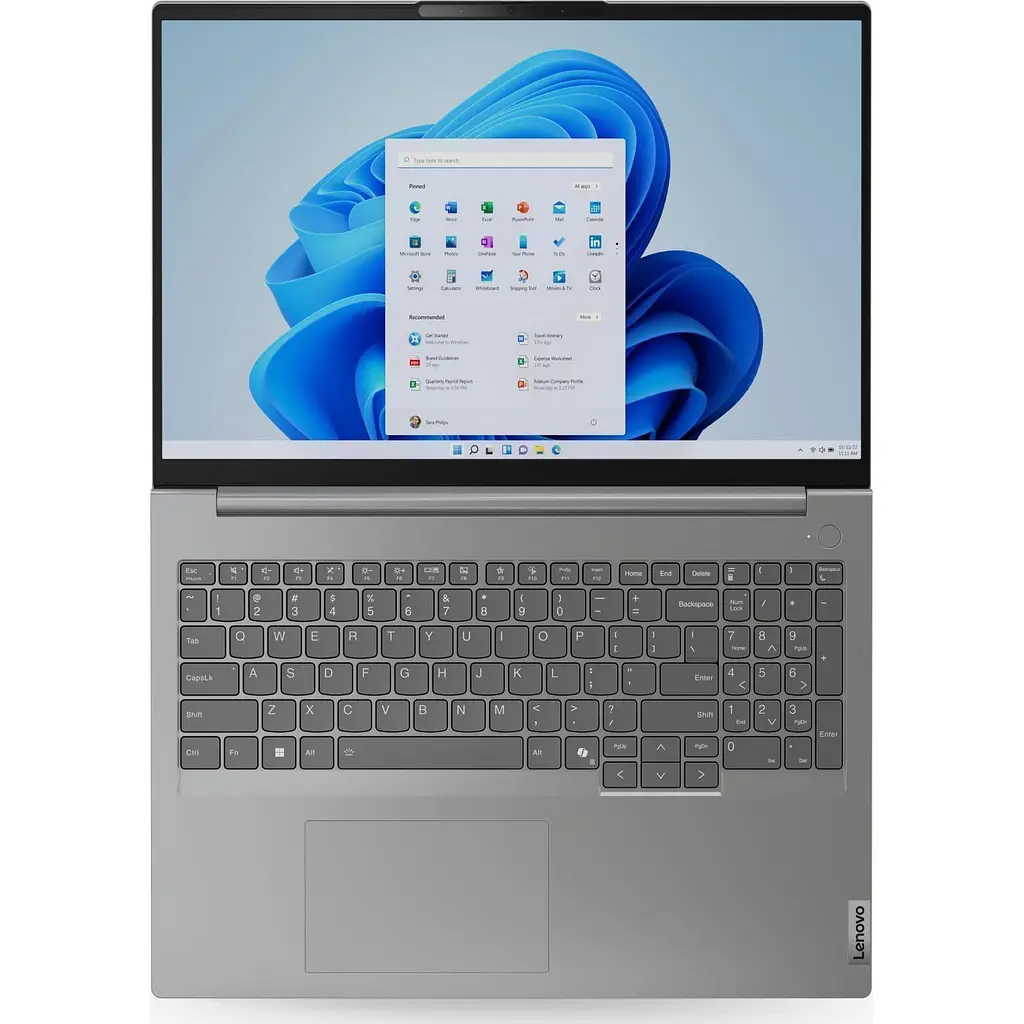 Ноутбук Lenovo 16 ThinkBook 16-G7 WUXGA IPS/Ryzen 5 7535HS/16GB/1TB/UMA/W11P/Gray (21MW001RRA) - фото 5