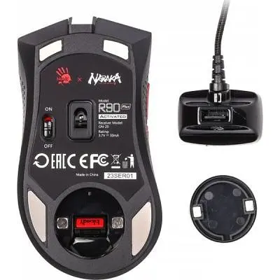 Комп'ютерна мишка A4Tech Bloody R90 Plus Wireless Naraka (4711421983136) - фото 7