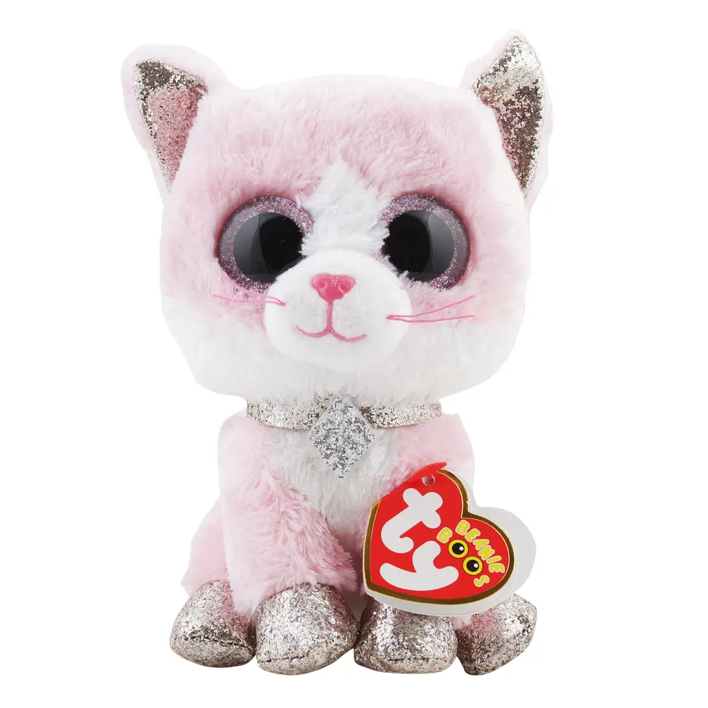 М'яка іграшка TY Beanie Boo's Рожеве кошеня Fiona 15 см (36366) - фото 2