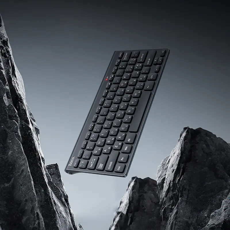 Клавіатура HOCO GM70 Dragon 2.4G wireless mini keyboard(Ukrainian version) Black - фото 8