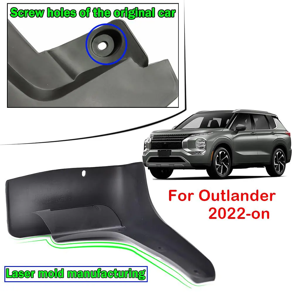 Брызговики для Mitsubishi Outlander IV 2021- 4 шт (BMTOT2221) - фото 2
