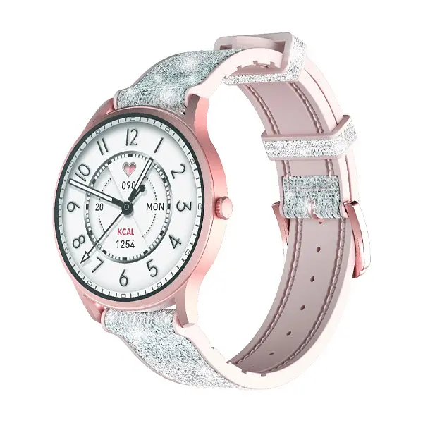 Смарт-часы Kieslect Lora Lady Calling Watch Silver Pink - фото 1
