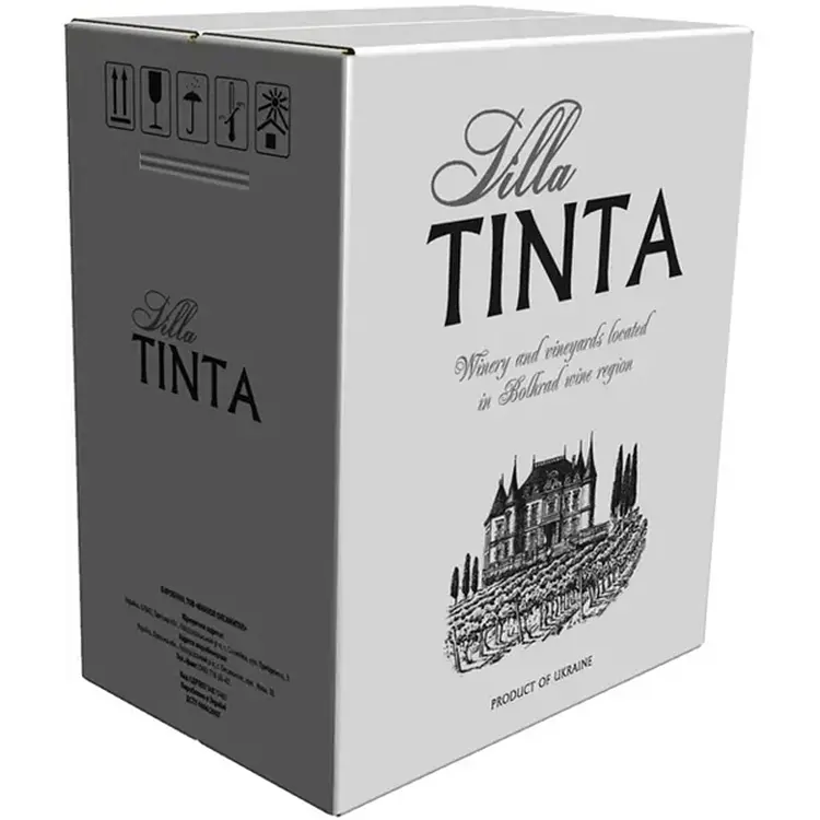 Вино Villa Tinta орд. столове сухе біле Шардоне 10 л