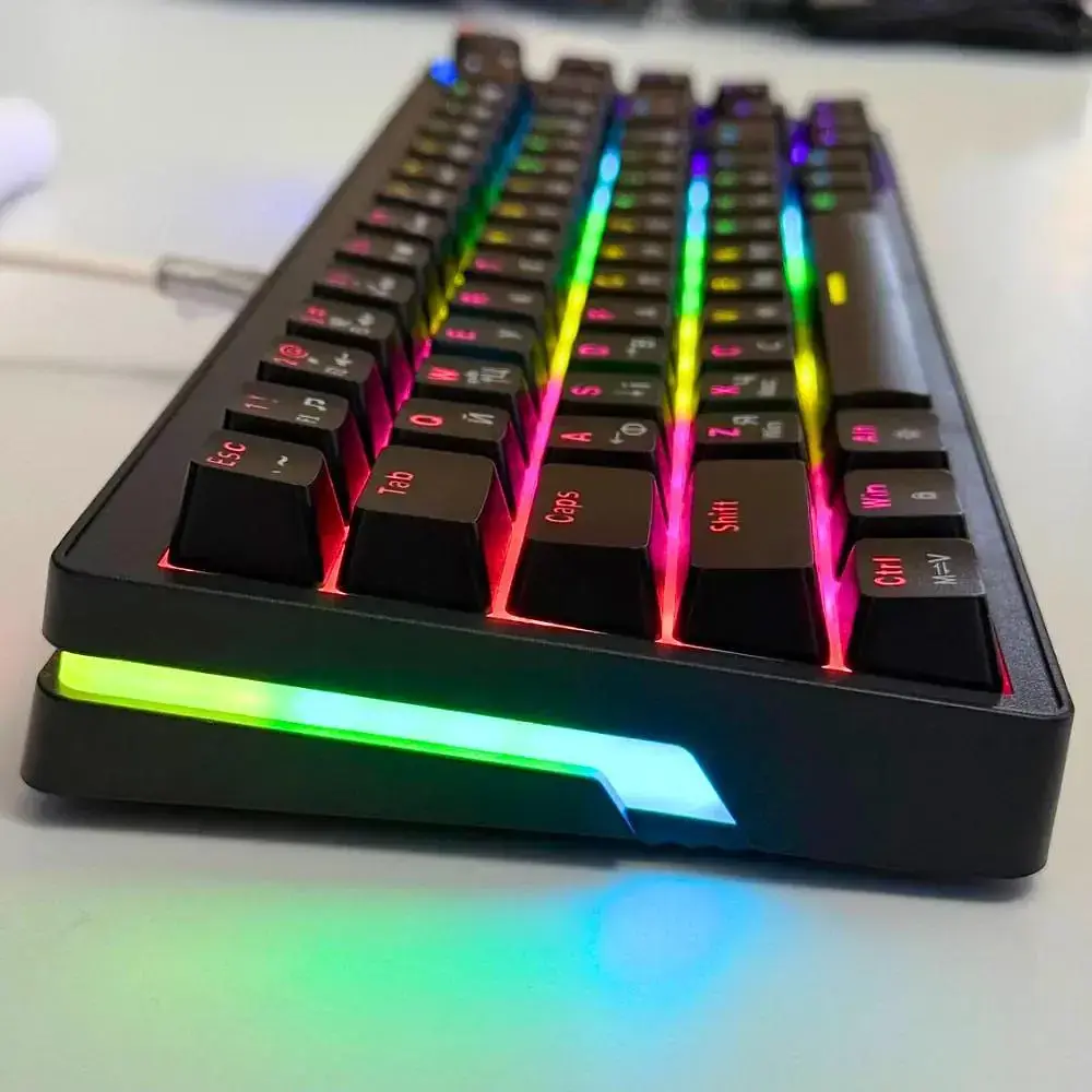 Ігрова механічна клавіатура Kondor Moonlight X / Дротове підключення / Brown Switch / Black - фото 4