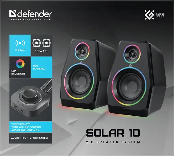 Акустика Defender Solar 10 10Вт (65940) - фото 13