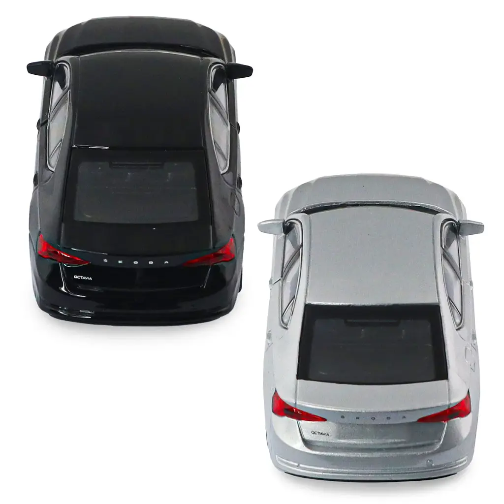 Автомодель - Skoda Octavia (черный, серебристый), в ассортименте - фото 10