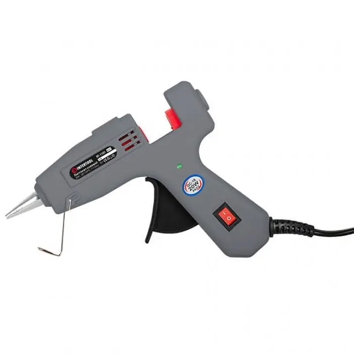 Клейовий пістолет Intertool RT-1101, 20-65 Вт, 7-7.5 мм, 180-195 °C, з вимикачем - фото 3