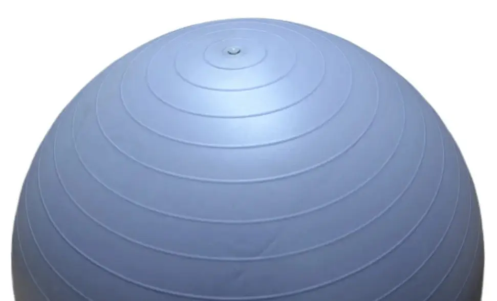 М'яч для фітнесу (фітбол) напівмасажний PowerPlay 4003 Ø75 cm Gymball Sky Blue + помпа (PP_4003_75_Sky_Blue) - фото 4