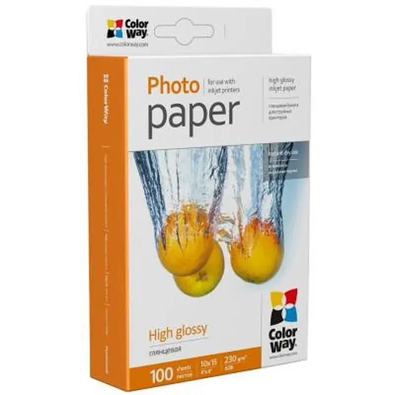 Фотопапір ColorWay 10x15 230г glossy, 100с (PG2301004R) - фото 2