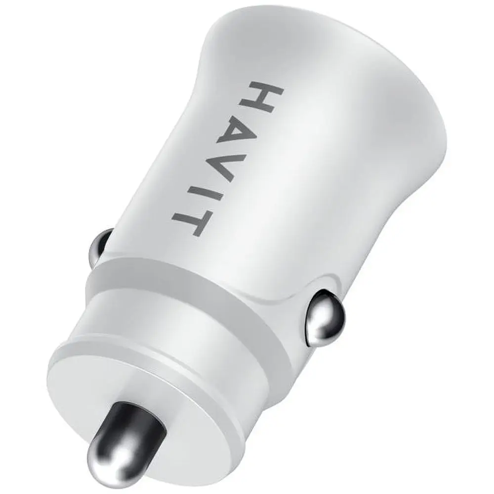 Автомобильное зарядное устройство для HAV-CC2022 20W USB+USB-C white (HV-CC2022) - фото 5