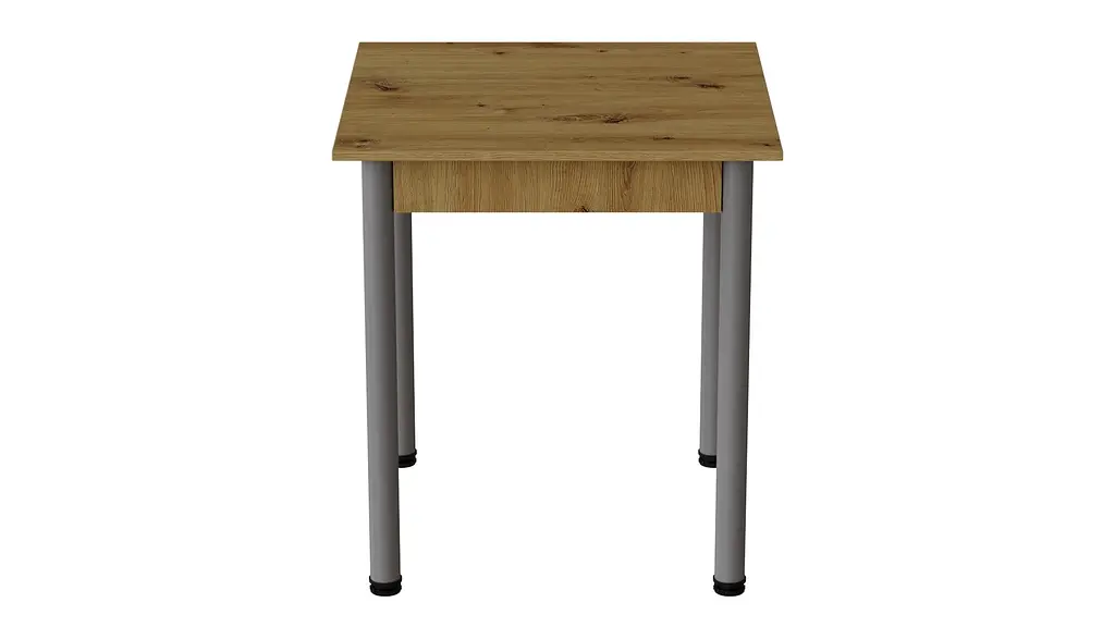 Стіл кухонний Ferrum-decor Агата 75x80x80 Сірий ДСП Дуб Артізан 16мм (FRD-105677) - фото 4