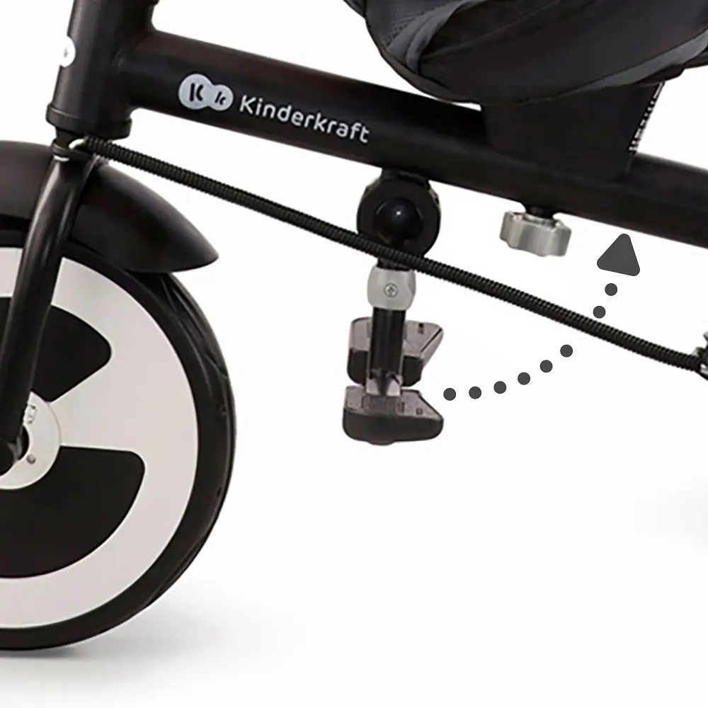 Дитячий триколісний велосипед Kinderkraft Aston rose pink (5902533922369) - фото 7