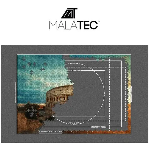 Килимок для пазлів Malatec 115×67 см з аксесуарами, чохол, мішечки 21835 - фото 2