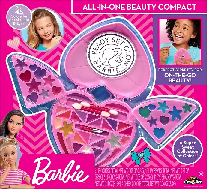Набір дитячої косметики Barbie All in One Beauty Compact Cra-Z-Art det0017636 - фото 7