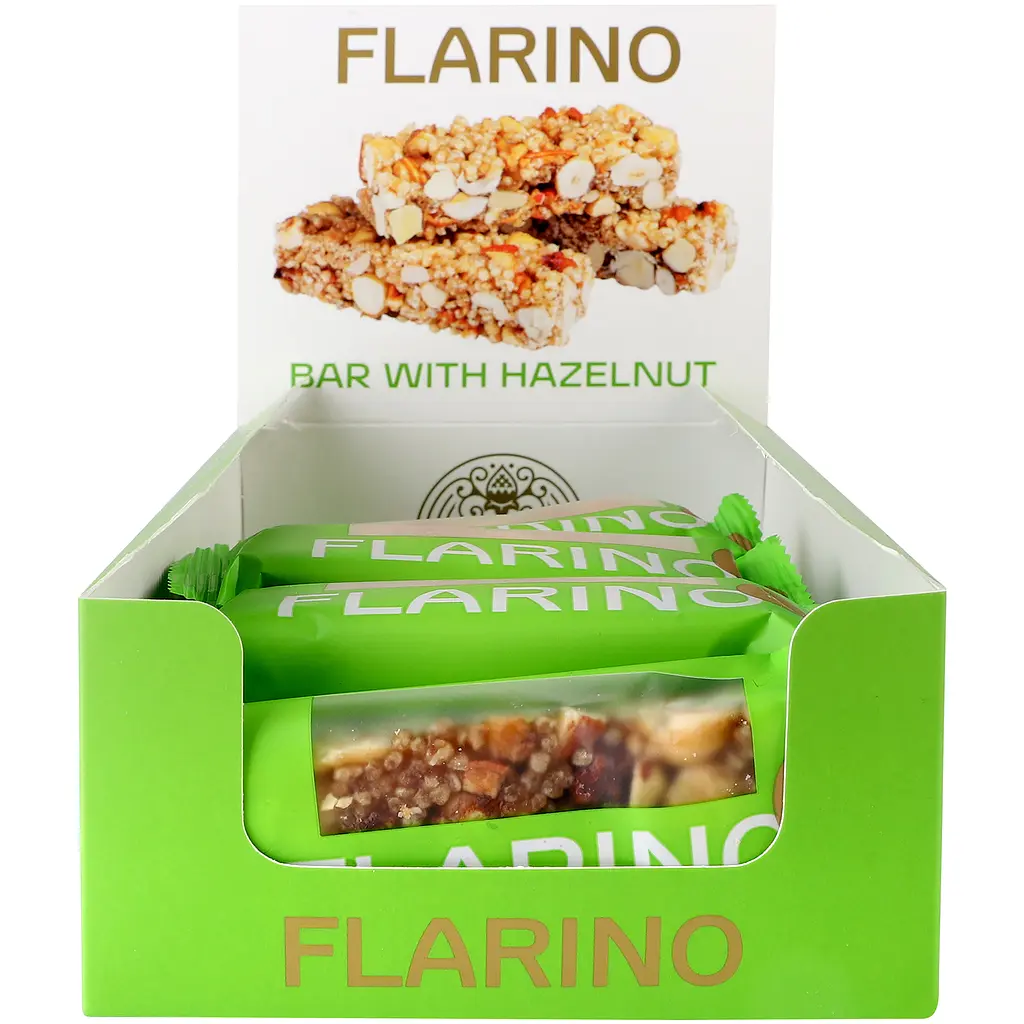 Батончики Flarino з фундуком, яблуком та корицею 25 г (HCA-25) - фото 3