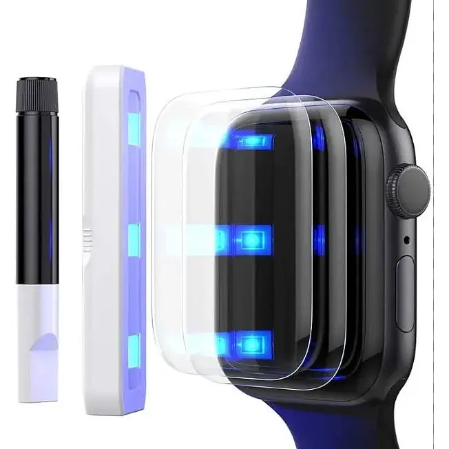 Захисне скло DK CDK для Apple Watch 46mm (Series 10) UV Curved 2 шт. (019500) (clear) - фото 6