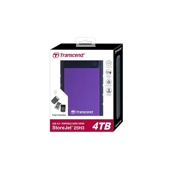 Жорсткий диск Transcend StoreJet 25H3 (TS4TSJ25H3P) - фото 5