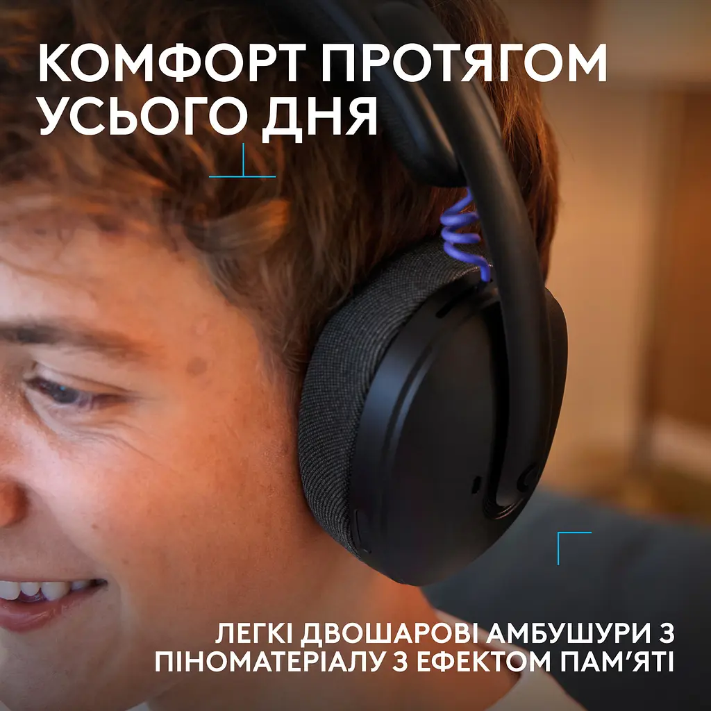 Гарнітура Logitech G325 Lightspeed Black (981-001524) - фото 3