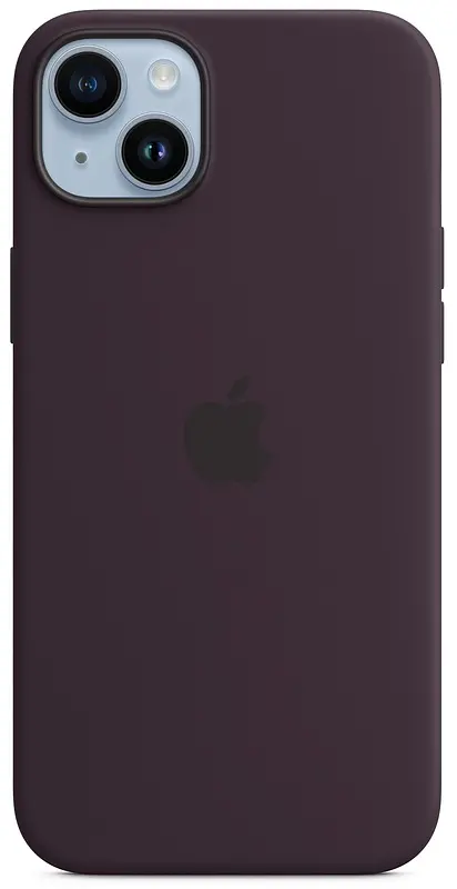 Чохол Silicone Case with MagSafe для Apple iPhone 14 Elderberry ААА [77422] - фото 2