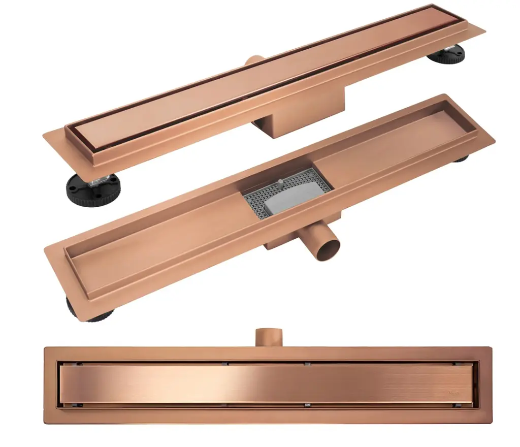 Душовий канал Rea Neox 60 см brushed copper REA-G4897