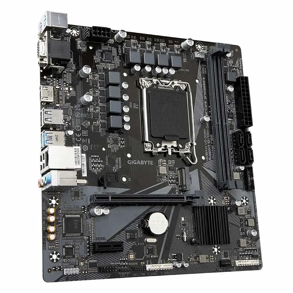 Материнська плата Gigabyte H610M H V2 DDR4 (H610M H V2 DDR4) (Socket 1700, Intel H610, Micro-ATX) - фото 4