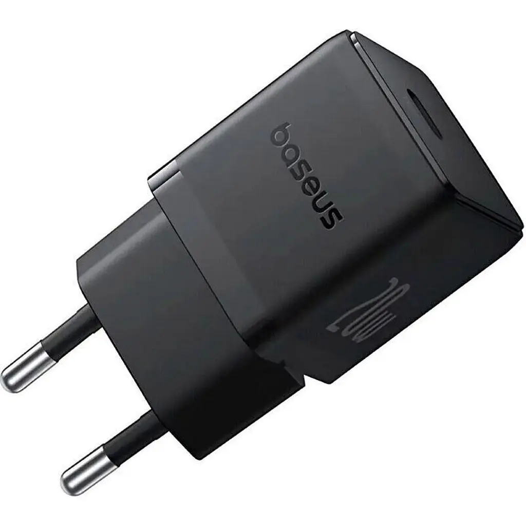 Мережевий зарядний пристрій Baseus Palm Fast Charger Type-C 20W P10111602113-00 Black - фото 2