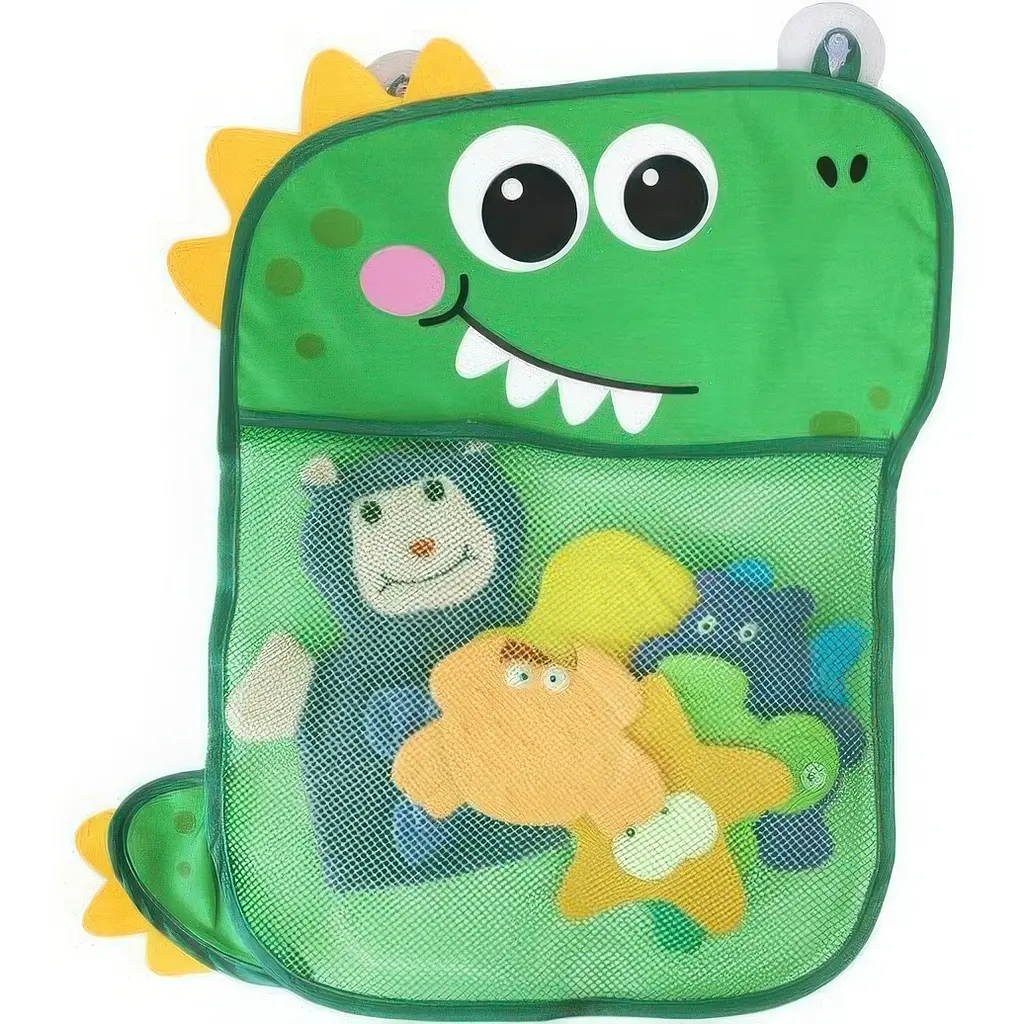 Органайзер для іграшок у ванну Mega Zayka Динозавр зелений MGZ-0928  - фото 2