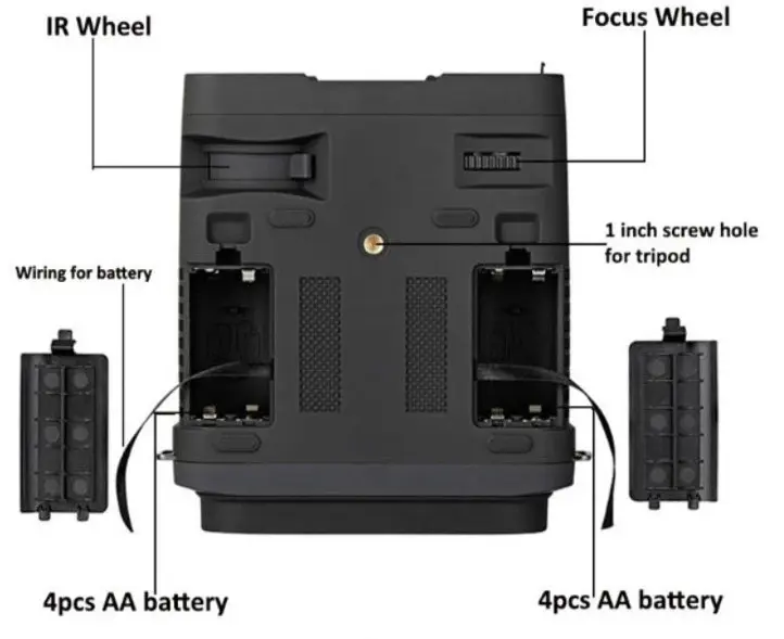 Прилад нічного бачення Widgameplus WG500B 1080P HD 10.8X31 Цифровий бінокль - фото 8