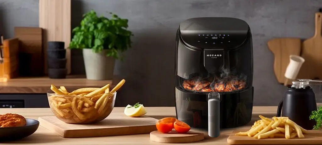 Аэрофритюрница Mozano Active Fryer Silver - фото 10