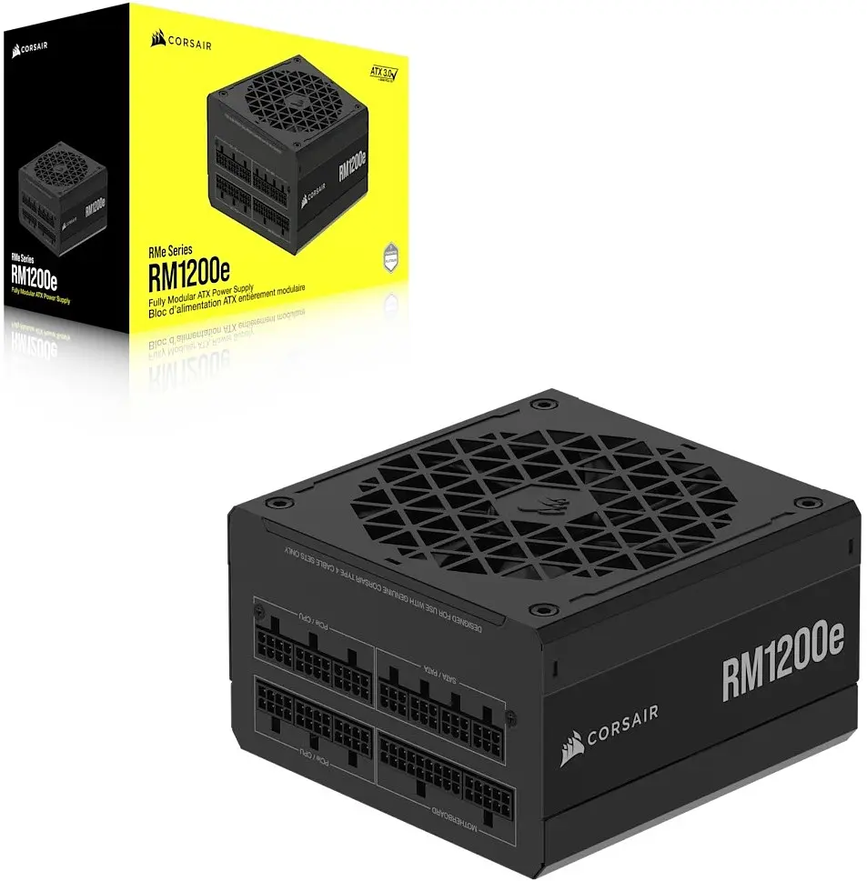 Блок живлення Corsair RM1200e PCIE5 1200W (CP-9020258-EU) - фото 4