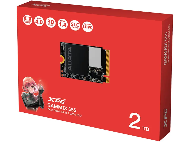 SSD-накопичувач ADATA GAMMIX S55 2 TB (SGAMMIXS55-2T-C) - фото 3